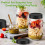 30 Pcs Multipurpose Jar Plastic Lids (70mm) with Rubber Seal 2