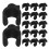 60Pièces Clips Fixation Câbles Audio Pour Support Microphone Streaming 2