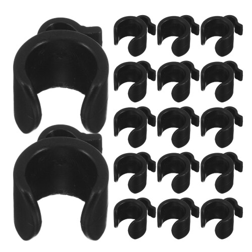60Pièces Clips Fixation Câbles Audio Pour Support Microphone Streaming 1