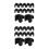 60Pièces Clips Fixation Câbles Audio Pour Support Microphone Streaming 4