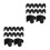 60Pièces Clips Fixation Câbles Audio Pour Support Microphone Streaming 9