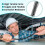 2 PCS Wire Pulling Grip Mesh Cable Pulls Metal Cable Puller Socks Wire Pulling Tools Wire Grip Flexible Snap 8