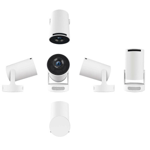 Projetor portátil mini HY300Ultra Android 11.0 com Wi-Fi 6 e Bluetooth, tela de 5,4 polegadas e 170 ANSI lumens para uso doméstico. 2