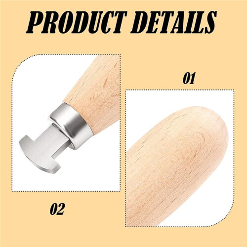 Stone Setting Tools Burnishing Tool Knife Versatile Ergonomic Wood Handle Jewelry Accessory Makers