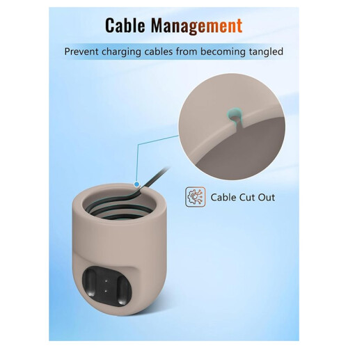 Silicone Charging Dock for Meta , Magnetic Fast Charging Stand,Stable Desktop Dock for Wristband 1