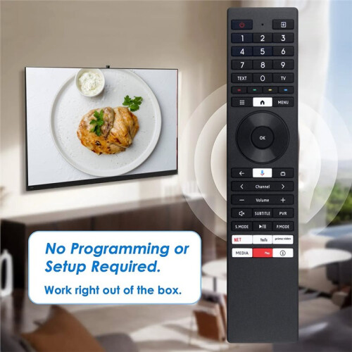 Replace ERF3U98T Remote Control for  ERF3U98T TV Remote Control 2