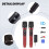 Draadloze One-To-Two Home Microfoon 6.35 Interface Professionele Handheld Microfoon voor KTV Performance Stage Rood 5