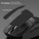 Wireless  Mouse 12000dpi Thin Optical Mouse PAW3311Macro Sensor Ergonomic Design Gaming Mouse Black 6