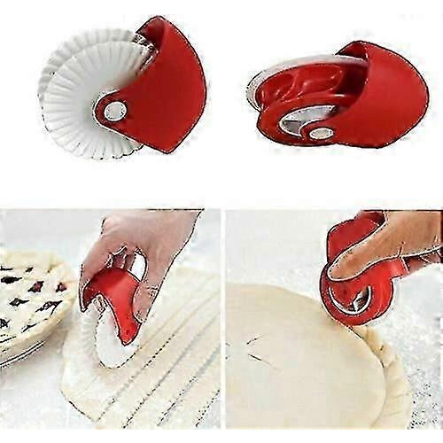 Pizza Pastry Baking Tools Kitchen Pasta Cutting Wheel Roller Manual Pasta Machine Gadget Cutter Pie Decoration 1