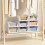 Stackable Closet Storage Baskets, Foldable Divided Clothes & Hat Organizer Bins,Wardrobe Storage for Bedroom,Bathroom 5