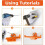 Backpack Leaf Blower Hanger Backpack Sprayer Wall Mount Heary Duty Chainsaw Wall Mount Garage Organization Storage 4