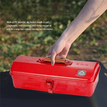 ISE MOUNT Outdoor-Camping-Werkzeugkasten mit Aufklebern, Verschiedene Wasserdichte Aufbewahrungsboxen, Tragbare, Handgehaltene Aufbewahrungsbox Aus