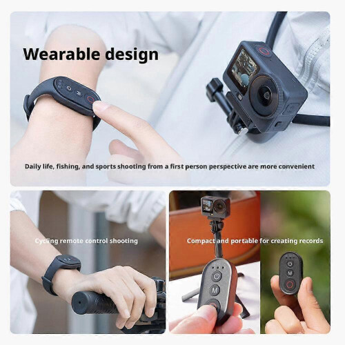 Τηλεχειριστήριο Bluetooth για DJI Osmo Action 5 Pro Action 4, Κουμπί απελευθέρωσης κλείστρου φωτ 2