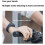 Bluetooth Remote Control for DJI Osmo Action 5 Pro Action 4, Photography Shutter Release Button Controller Camera Black 4