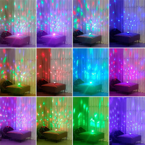 Portable  Disco  Light for Party, RGB DJ Strobe Light with Remote Control and USB Cable,Activated Stage Lights 1