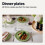 Glazed Stoneware Dinner Plates, Ceramic 3-Piece Set, Microwave and Dishwasher-Safe 5
