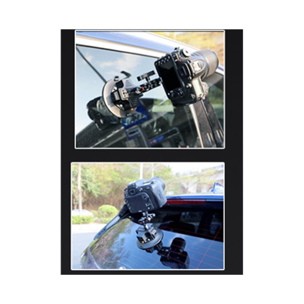 Brecantia Strong Electric Suction Cup 6 Inch Car Camera Suction Cup Shock Absorption Sports Camera Fixed Photography Tool