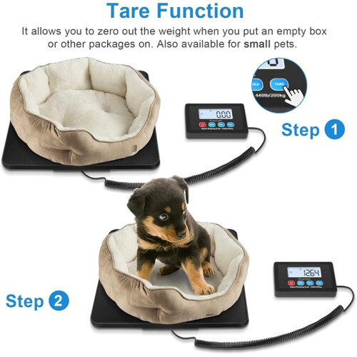 200kg High Accuracy Postal Scale Hold/Tare Function Digital Shipping Postal Scale for Packages Postage Luggage Mailing 1