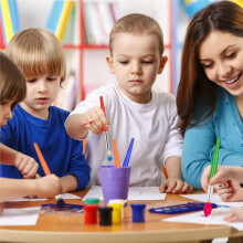 Paint Brushes,50Pcs Kids Paint Brushes Toddler Paint Brushes with Round Flat Paint Brushes for Preschool Children