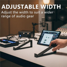 Audio Interface Stand Computer Keyboard Stand Desk Keyboard Holder Solid Triangle Frame