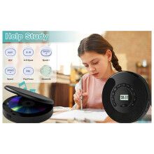 New Portable CD Player ,Dual Model,USB Player,Dual Stereo Speakers,A-B Repeat,AUX , Speed Control White