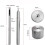 Utensile per Punzonatura di Occhielli, Punzone per Occhielli da 2 mm (Include Base e Pistone) per Tende In Tessuto e Pelle DIY 7