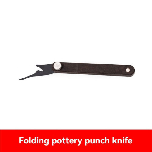 Portable Student Ceramic Knife-Multifunctional DIY Ceramic Tool, Texture Punching & Cutting Knife, 1