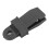 10 pezzi clip per telo 83x30x30 mm plastica nera 6