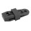 10 pezzi clip per telo 83x30x30 mm plastica nera 16
