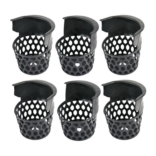 6 Pcs Pool Table Pockets Billiard Pockets Set Black Billiards Net Bag Entertainment Web Pockets Snooker Baskets 2