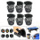 6 Pcs Pool Table Pockets Billiard Pockets Set Black Billiards Net Bag Entertainment Web Pockets Snooker Baskets 5