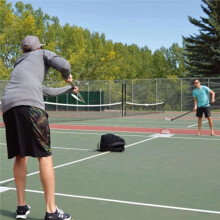 12" Metal Hockey Goal, Foldable and Portable Target, Compact and Portable Goal