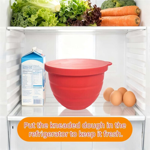 Silicone Bowl Liners for 5 Qt  Mixers, 3 Liners with Lids 1