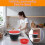 Silicone Bowl Liners for 5 Qt  Mixers, 3 Liners with Lids 5