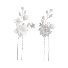Elegant Rhinestone U-Shape Hairpin for Wedding
