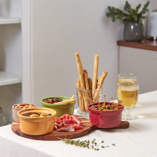 Mini Ceramic Ramekins Set of 6 Oven Safe Bowl Sets 2