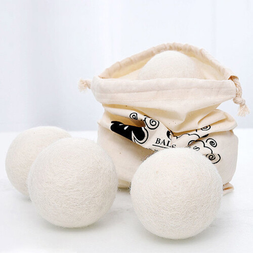 Eco-Friendly Wool Dryer Balls, Reduce Drying Time & Static