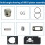 P100006300 Cylinder Piston Kit Replacement for Echo Model PB-8010 PB-9010 Backpack Blowers Replace P100012460 2