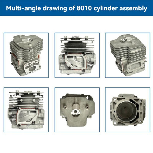 P100006300 Cylinder Piston Kit Replacement for Echo Model PB-8010 PB-9010 Backpack Blowers Replace P100012460 2