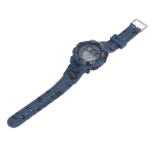 Wasserdichte Kinder Digitale Camouflage-Uhr 50m Blau Alarm Hintergrundbeleuchtung für Jungen
