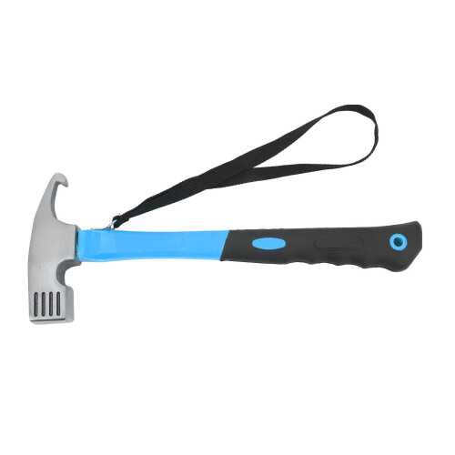 Multifunctional Claw Hammer with Rubber Grip, Blue, 25cm 1