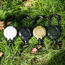 Buckle Outdoor Tools Retractable Keychain Automatic Retractable Wire Rope Buckle Camping Supplies
