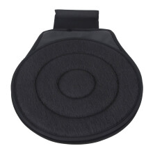Coussin de voiture rotatif à 360 43x37,5cm Noir
