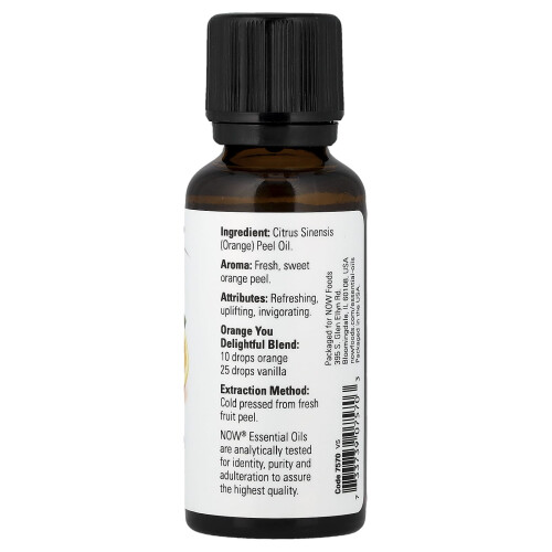 NOW Foods Essential Oil, Orange Oil Pure - 30 ml. 2