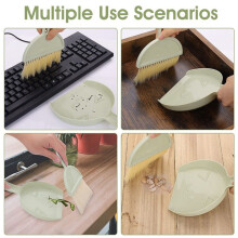 Ensemble de Pelle à PoussièRe et de Brosse, Petit Ensemble de Nettoyage de Balai et de Pelle à PoussièRe, Ensemble de Brosses de Table Portables