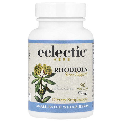 Eclectic Herb, Ροδιόλα, Υποστήριξη Τραύματος, 500 mg, 90 Βοτάνια Καψούλες 1