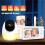 Monitor de Vídeo para Bebês com Tela de 4,3 Polegadas, Visão Noturna, PTZ, Rastreamento Automático e Controle Wi-Fi para Vigilância de Animais de 7