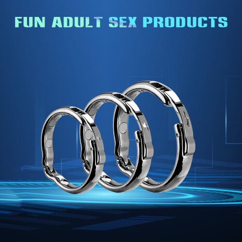 (M) Metal Cock Ring - Adjustable, Long-Lasting Enhancer