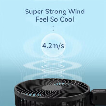 6 Inch 10000mAh Handheld Rechargeable Fan Foldable Handle Silent Strong Wind USB Fan for Home Room Outdoor Travel