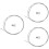 3Pcs Strong Silver Metal Wire Kit Adjustable Curtain Hanging System 8